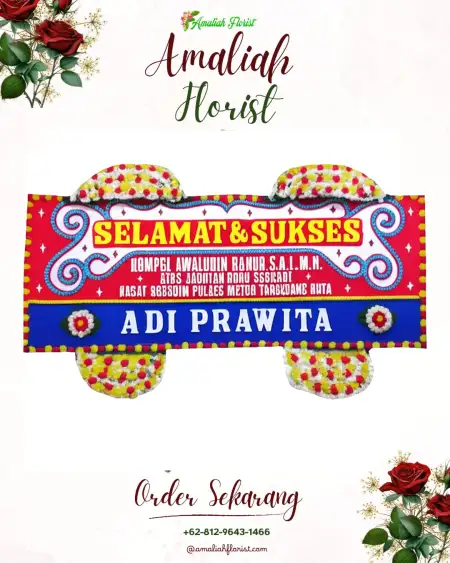 Papan Bunga Ucapan Selamat Kuta Jaya